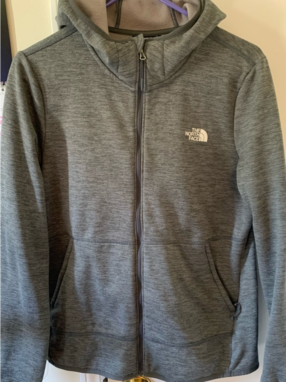 The North Face Heather Gray Women's Full-Zip Hoodie